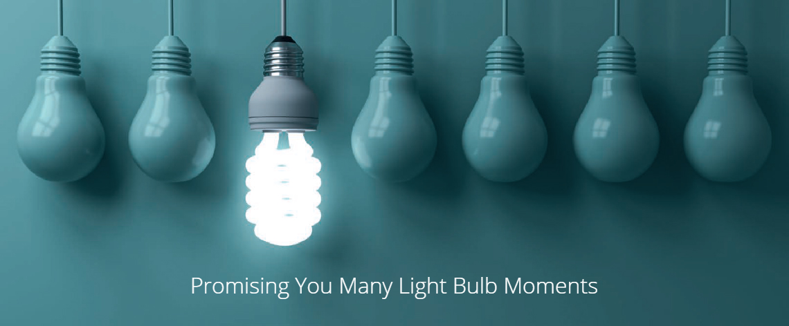 Light bulb moments
